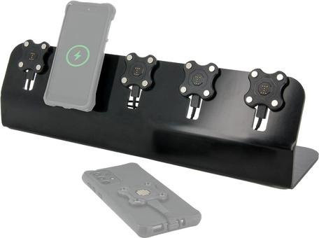 Mobilis Energia Dock 020010 Ladestation mit 5 Slots und 120W in Schwarz - Bild 1