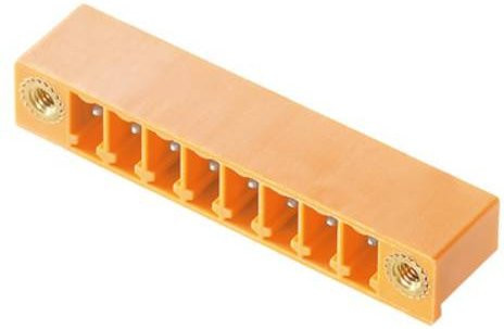 Weidmüller Stiftgehäuse-Platine BC/SC in Orange, Rastermaß: 3,81 mm, 50 Stück - Bild 1
