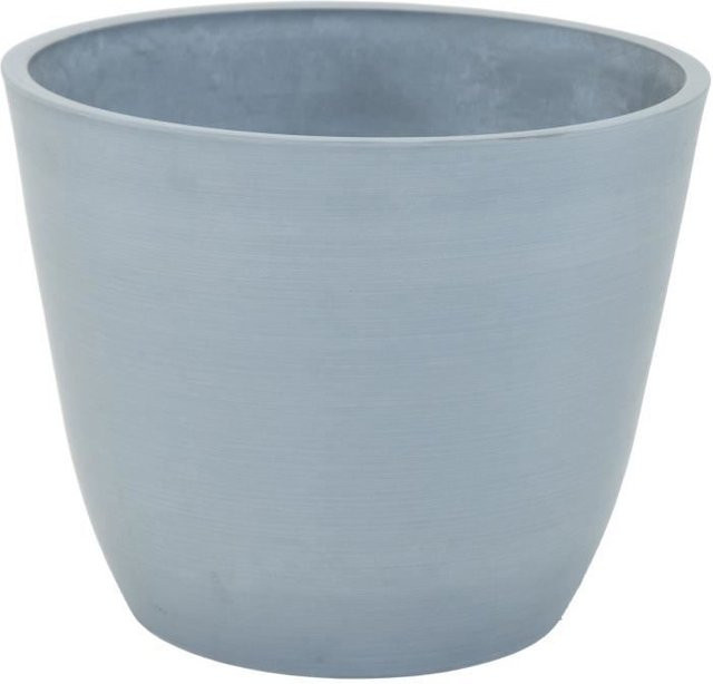 Blumentopf MEGA COLLECTIONS Ecostone Ei in Grau, Durchmesser: 41 cm, Höhe: 33 cm - Bild 1
