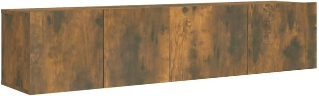 vidaXL 2-teiliges TV-Schrank-Set modern aus Holzwerkstoff in Räuchereiche, Braun - Bild 1
