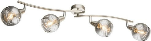 Globo LED-Strahler ROMAN in Nickel matt und Grau mit E14 Fassung - Bild 2