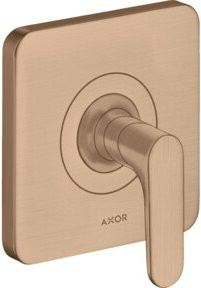 Hansgrohe Axor Citterio M UP-Absperrventil mit Hebel in Rosegold gebürstet - Bild 1
