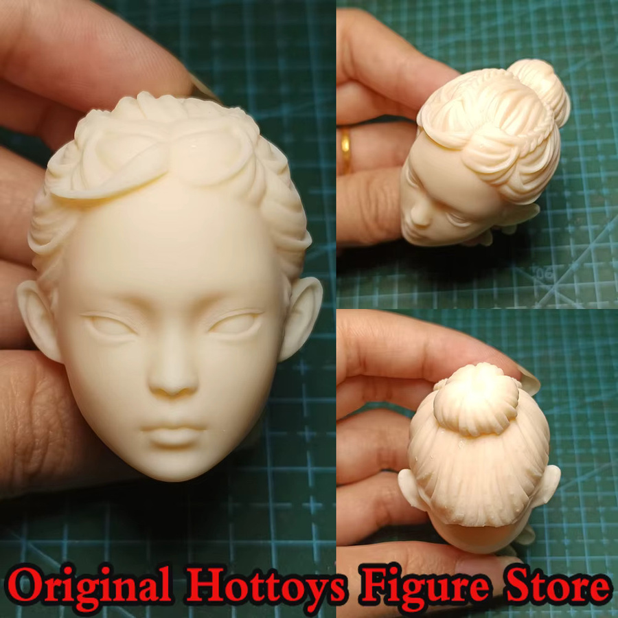 Hot Toys Weibliche Soldatin Kopfskulptur, 1/6 1/12 Maßstab, Zubehör - Bild 2