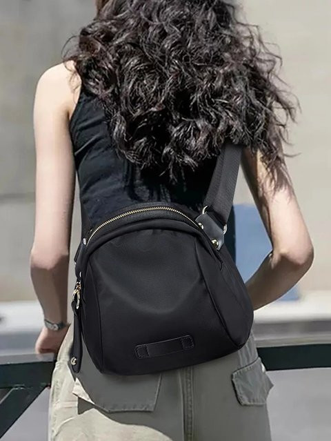 Umhängetasche Nylon, Schwarz, Unisex - Bild 1