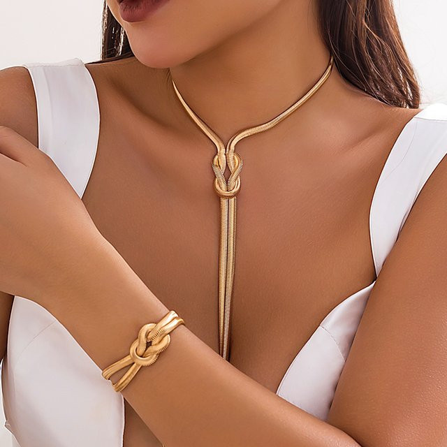 Ingemark Halskette und Armband Set, Gold, Damen, Vintage - Bild 1