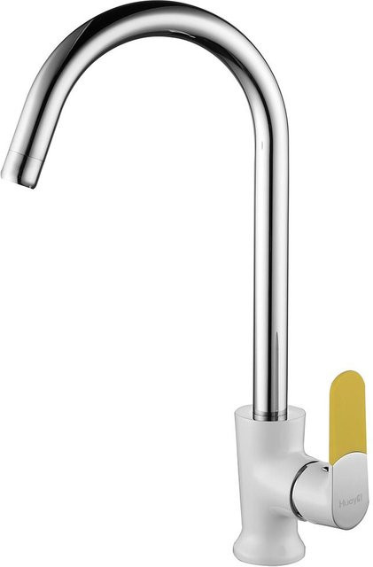 DUSCHWELL Küchenarmatur Albedo mit Markenluftsprudler und Sprayfunktion in Chrom - Bild 1