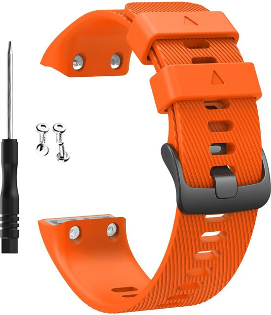 Uhrenarmband Silikon, orange, Unisex, für Garmin Forerunner 35 - Bild 1