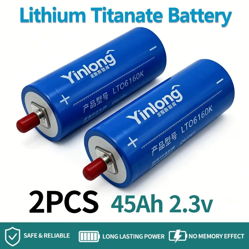 Yinlong LTO Lithium-Titanat-Batterie 2.3V 45Ah 66160 Zelle für Solarenergie-Speicher, Wohnmobil und Elektrofahrzeuge, Blau - Bild 8