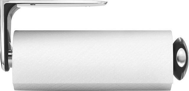 simplehuman KT1024 Papiertuch-Behälter Wandmontierter Papierhandtuchhalter aus Edelstahl in Silber - Bild 1
