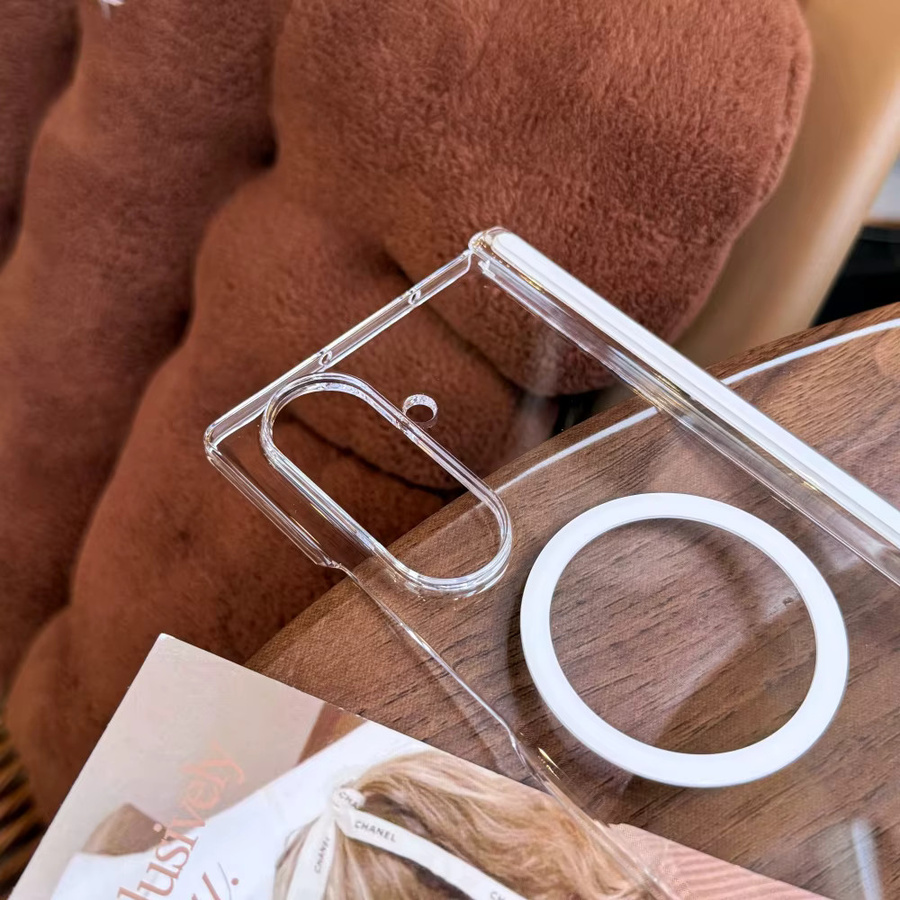 Transparente Acryl-Schutzhülle für Samsung Galaxy Z Fold 7 6 5 4 mit Magnetfunktion und stoßfestem Design - Bild 5