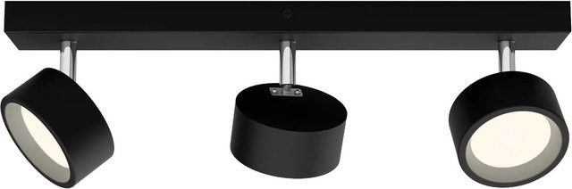 Philips Bracia LED Spotleuchte 3-flammig in Schwarz, modern und verstellbar - Bild 1