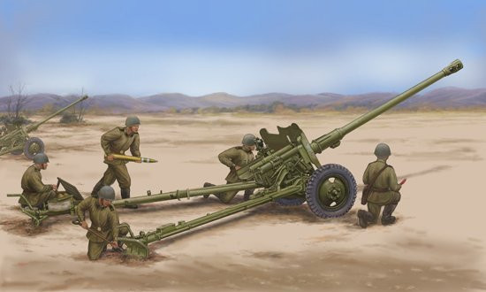 Trumpeter Soviet 85mm D.44 Divisional Gun, Fahrzeuge, Grün - Bild 1