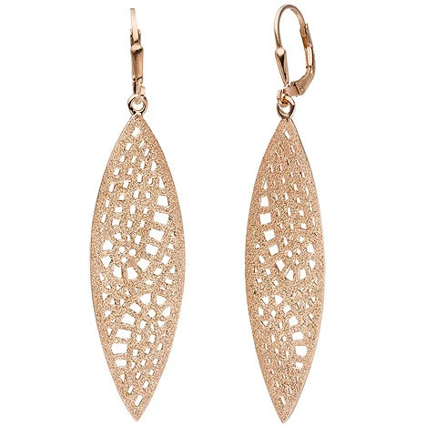 Colfem Ohrhänger 925 Silber, Roségold vergoldet, Unisex - Bild 1