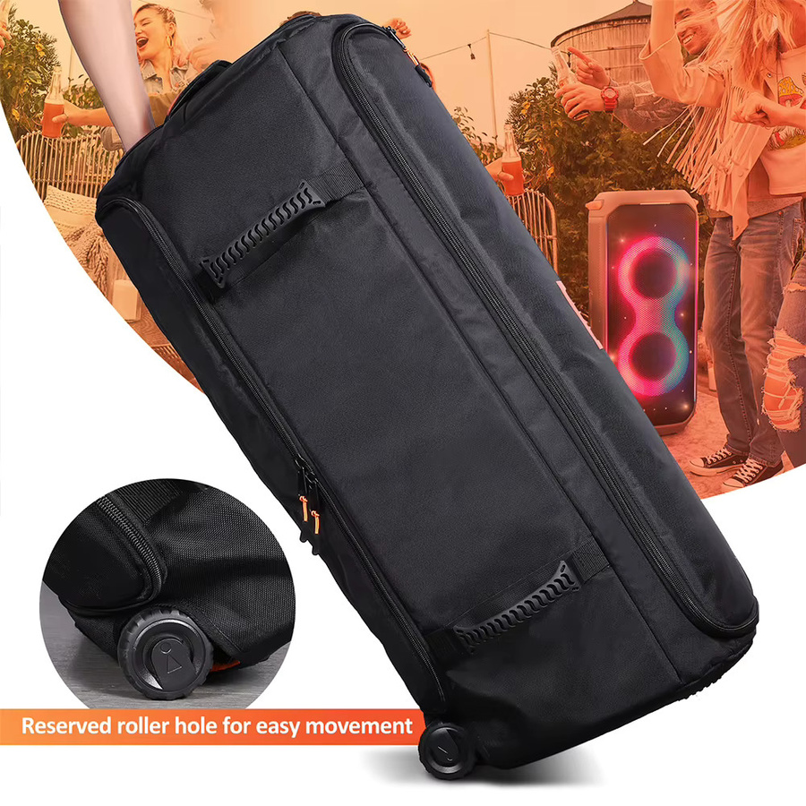 JBL Partybox 710 Schutzhülle aus wasserdichtem Oxford-Stoff in Schwarz mit doppeltem Reißverschluss - Bild 2