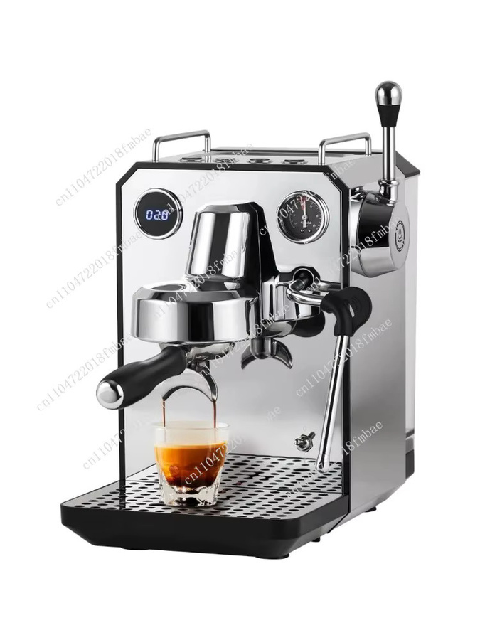 Owl Espressomaschine aus Edelstahl in Silber mit 15 Bar Druck und Dampfdüse für Milch aufschäumen - Bild 7