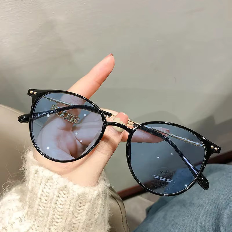 SNQP Korrektionsbrille, rund, Vollrand, Unisex, photochrom - Bild 1