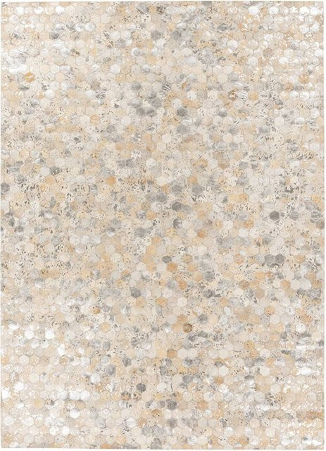 Padiro Flachflorteppich Lavin 1025 in Silber mit Patchwork-Look, B/H/L: 160 x 0,8 x 230 cm - Bild 1