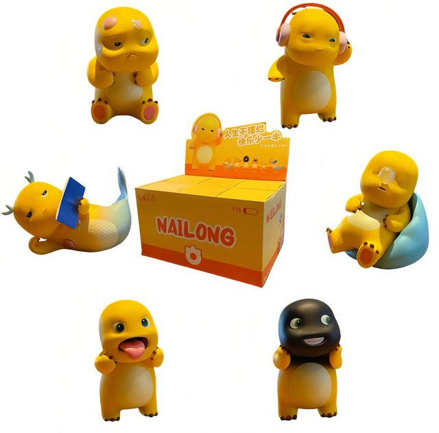 Nailong Lazy Daily Series Actionfigur, 6-teiliges Set - Bild 1