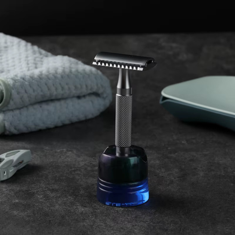 YAQI Rasiererhalter Ständer, Ocean Resin, blau, Herren - Bild 2
