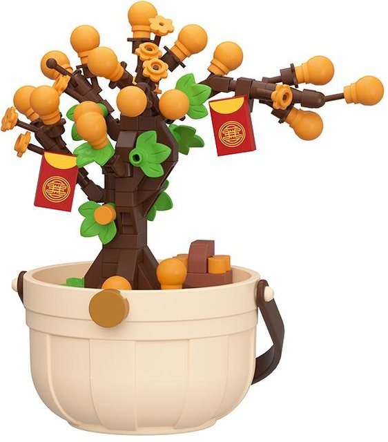 Linyi toy Bausteinset Blume Sukkulenten Pflanze ab 14 Jahren - Bild 1