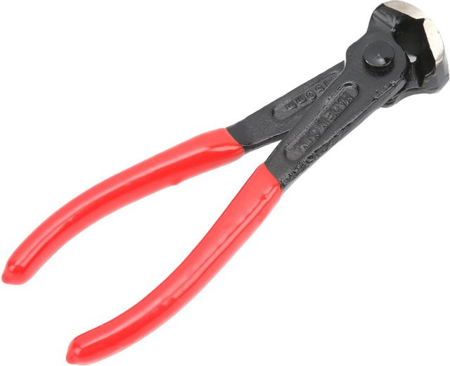 CosyHome Seitenschneiderzange 6 Zoll aus gehärtetem Stahl in Schwarz-Rot zum bündigen Schneiden von Gitarrenbünden und Fäden - Bild 1