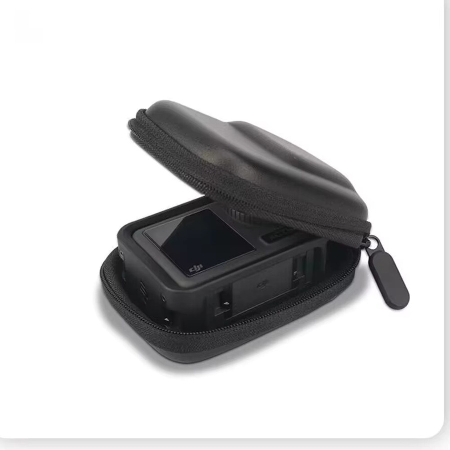 DJI Action 3 und Action 4 Schutzhülle aus wasserdichtem EVA in Schwarz als tragbare Mini-Lagerungstasche für deine Action Kamera - Bild 2