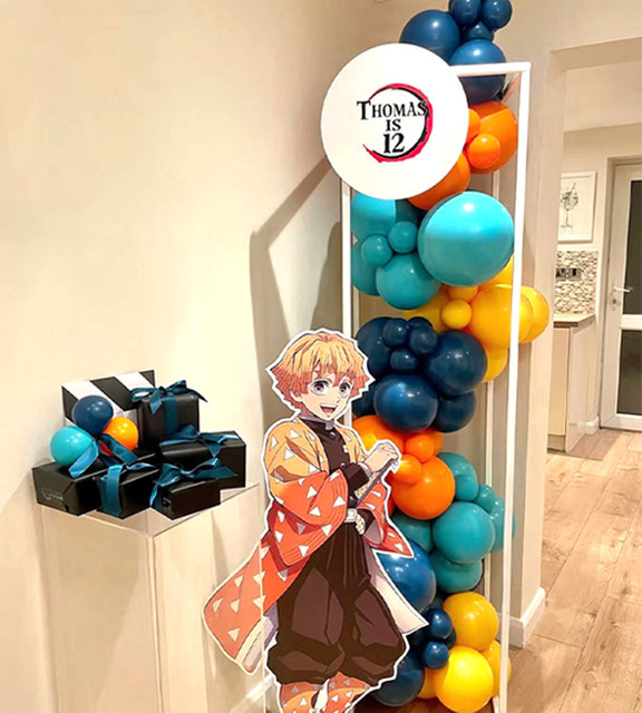 Bandai Anime Slayer Luftballon-Girlande in Mehrfarbig für Kindergeburtstage und Party-Dekoration - Bild 1