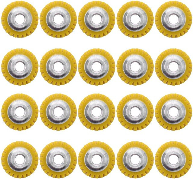 20er Set Ersatzteil Mischschneckengetreibe in Gelb für KitchenAid Mixer, ersetzt 4162897, 4169830 und AP4295669 - Bild 1
