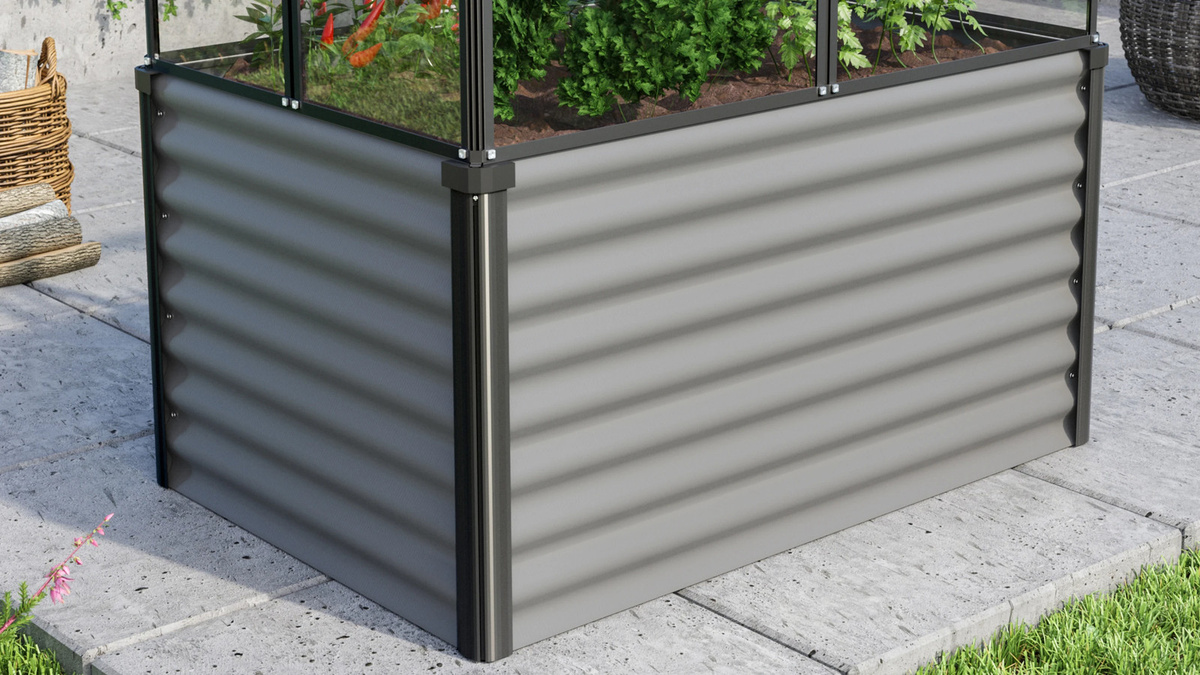 Vitavia Unterbau Gaia Jumbo Anzuchthilfe in Schwarz mit RGB-Beleuchtung B: 83 cm, T: 122 cm, H: 65 cm - Bild 3