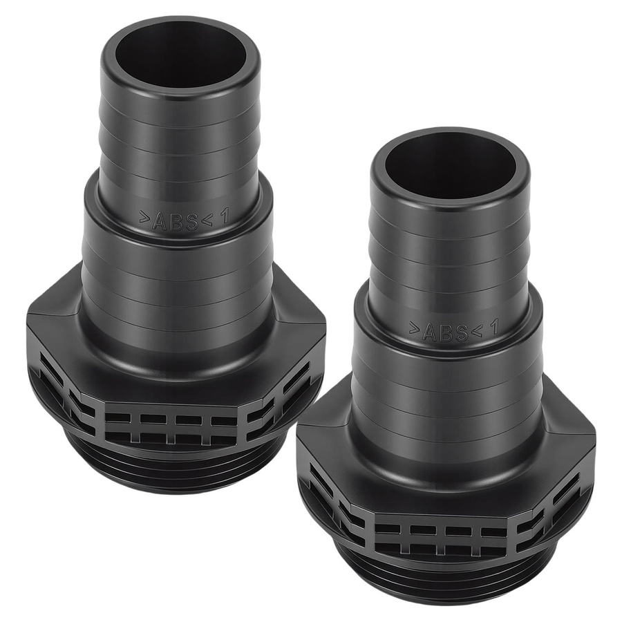 Koogeelife 2er Set Pumpenanschlüsse Adapter aus ABS für Sandpumpen und Pool Spa, Schwarz, Durchmesser: 32 mm - Bild 5