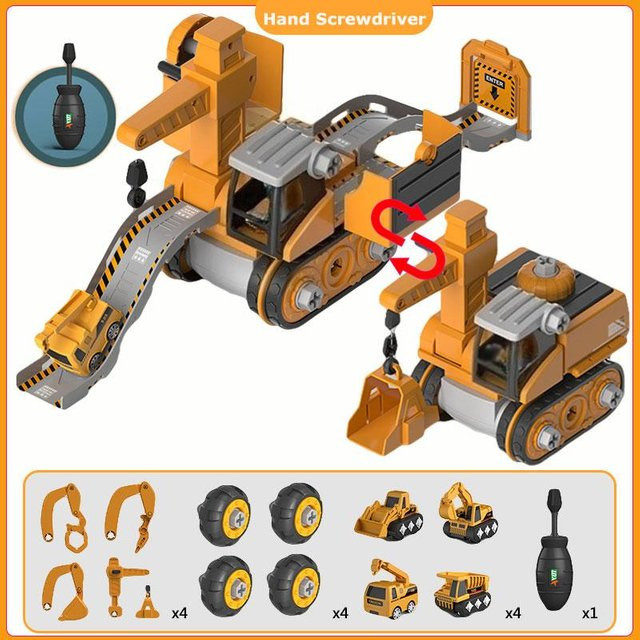 Yiran bag Engineering Fahrzeug Elektrische Bohrer Montiert Sets 3-6 Jahre - Bild 1