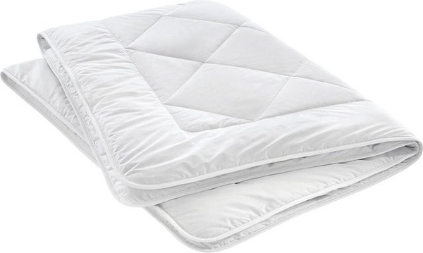 Künsemüller Duo Steppbett aus Kamelhaar in Weiß, B/T/H: 135 x 200 cm