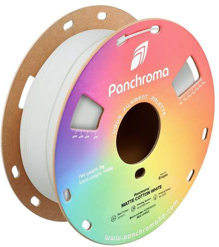 Polymaker Panchroma Matte PLA Filament 1.75mm 1000g Cotton White Weiß - Bild 1