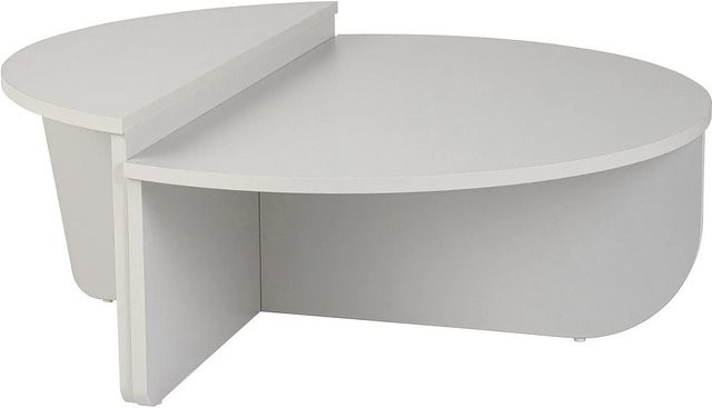 Couchtisch Aloeva Vente-unique Weiß B: 90 cm, T: 60 cm, H: 30 cm - Bild 1