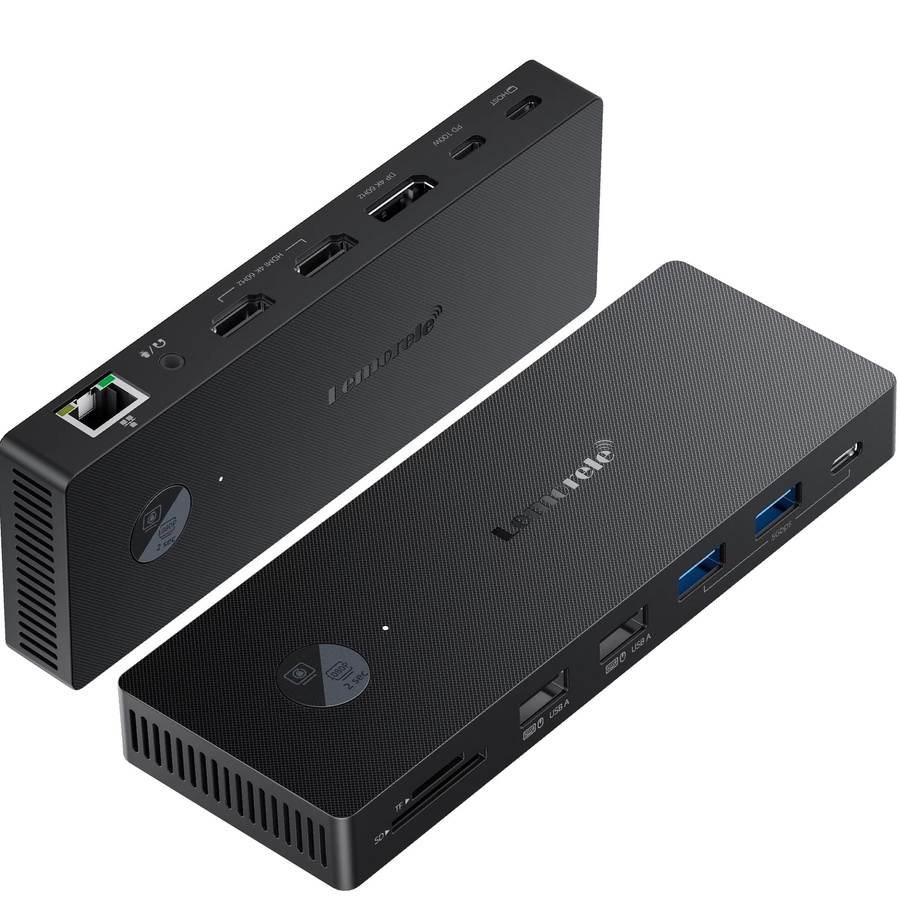 Lemorele 13-Port USB-C Hub mit Doppel-HDMI 4K@60Hz, RJ45 Ethernet, USB-A und 100W PD Datenübertragungshub für deinen Laptop - Bild 5