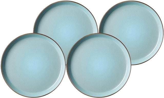 Ritzenhoff & Breker Speiseteller Visby Dinner Plate Blau 4er Set Durchmesser: 26,5 cm - Bild 1