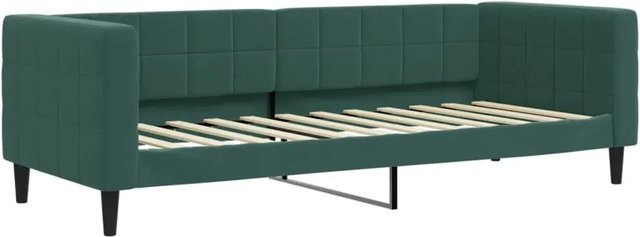 vidaXL Tagesbett aus Samt in Dunkelgrün B/T/H: 80 x 200 x 68 cm - Bild 1