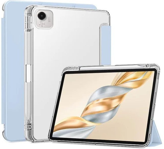 Honor Pad X9a Hülle mit Stifthalter und faltbarem Flip-Ständer in Blau - Bild 1