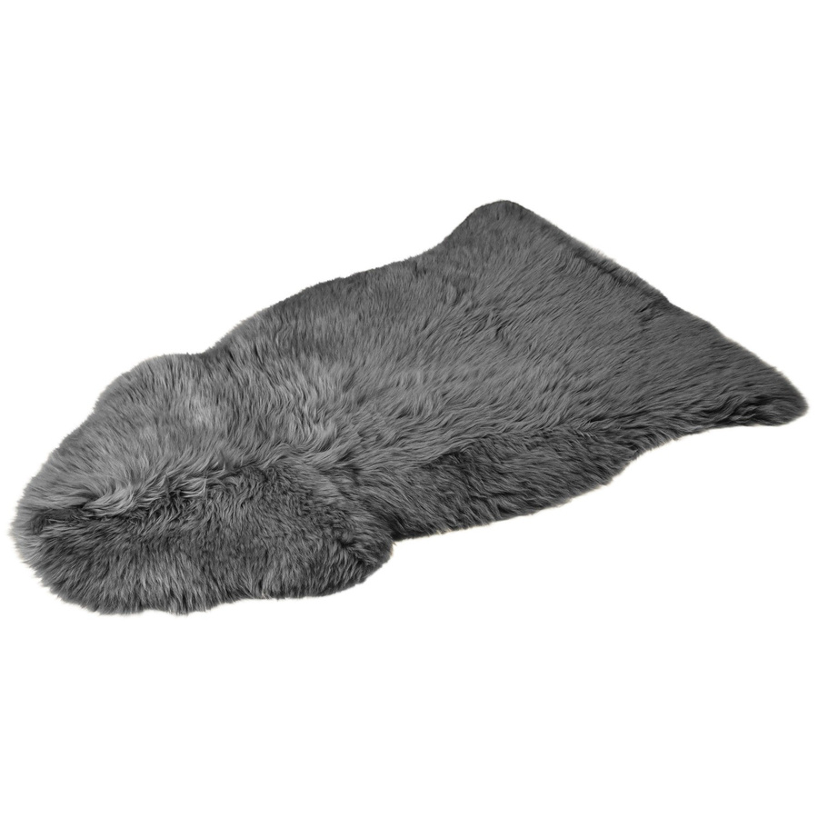 KARAT Schaffell Audrey Premium Lammfell aus Schafwolle in Charcoal Grey - Bild 2