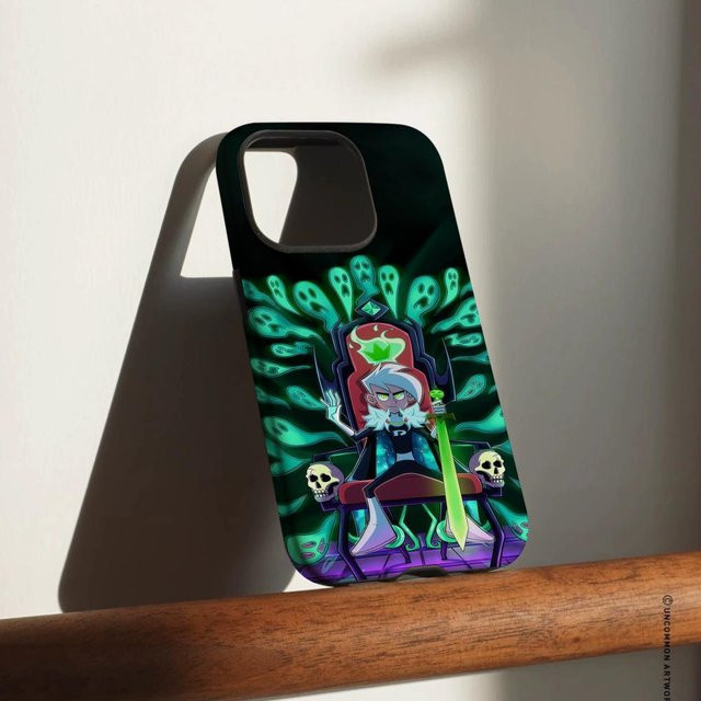 D-Danny Phantom Handyhülle für iPhone 17 16 15 14 13 12 Pro Max Plus in Weiß und Multicolour mit glänzender HD-Doppelschicht-Flüssighartschale - Bild 1