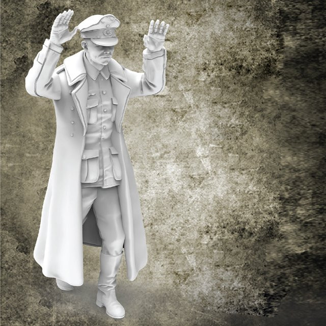 Soldat Gefangener, Resin-Modellfigur, Militär, 1:35, unmontierter und unbemalter Bausatz - Bild 1