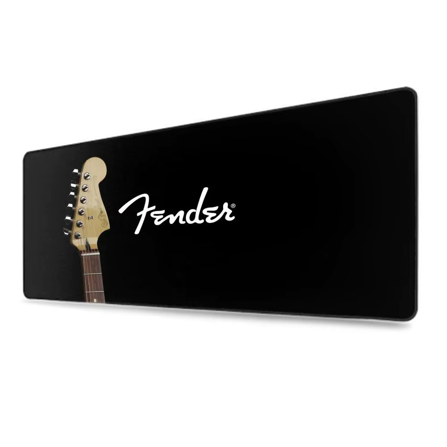 HYBXAXC XXL Mousepad Fender Gitarre Design in Schwarz für Gamer und Büro - Bild 2