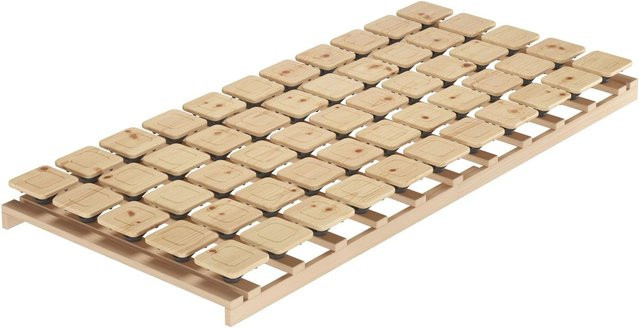 Erst-Holz Punktelastischer Tellerrost aus Zirbenholz ohne Metall B: 80 cm, L: 200 cm - Bild 1
