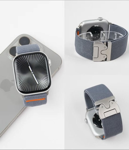 NEY Uhrenarmband Nylon, Fallschirm, für Apple Watch - Bild 1