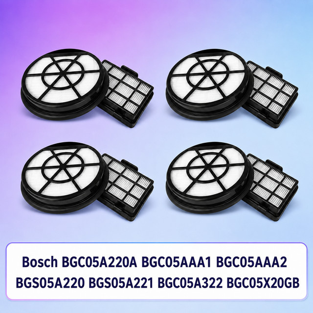 Bosch Ersatzfilter in Weiß passend für Staubsauger BGC05A220A BGC05AAA1 BGC05AAA2 BGS05A220 BGS05A221 BGC05A322 BGC05X20GB - Bild 1