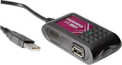 VALUE USB 2.0 Verlängerungskabel Schwarz 5 m - Bild 1
