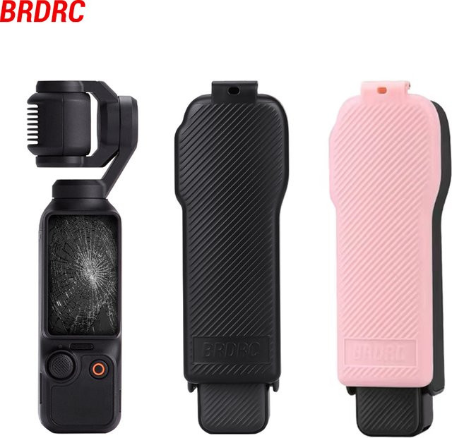 BRDRC Schutzhülle für DJI Pocket 3 mit Objektiv-Displayschutz und Anti-Fall-Abdeckung in Schwarz oder Blau - Bild 1