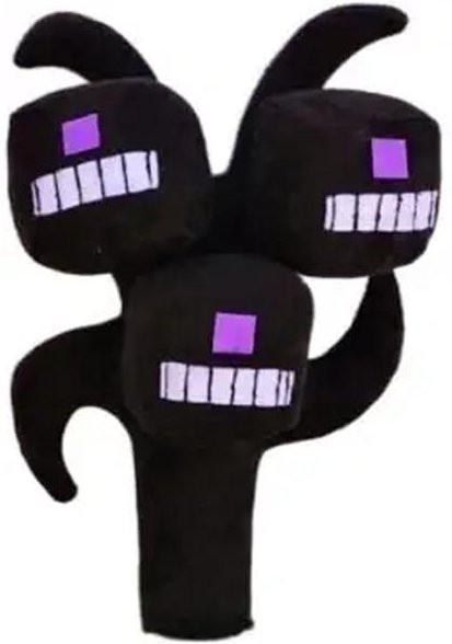 Bliboli Wither Storm Minecraft Plüsch Puppe, Stofftier, 28cm, Weiß - Bild 1