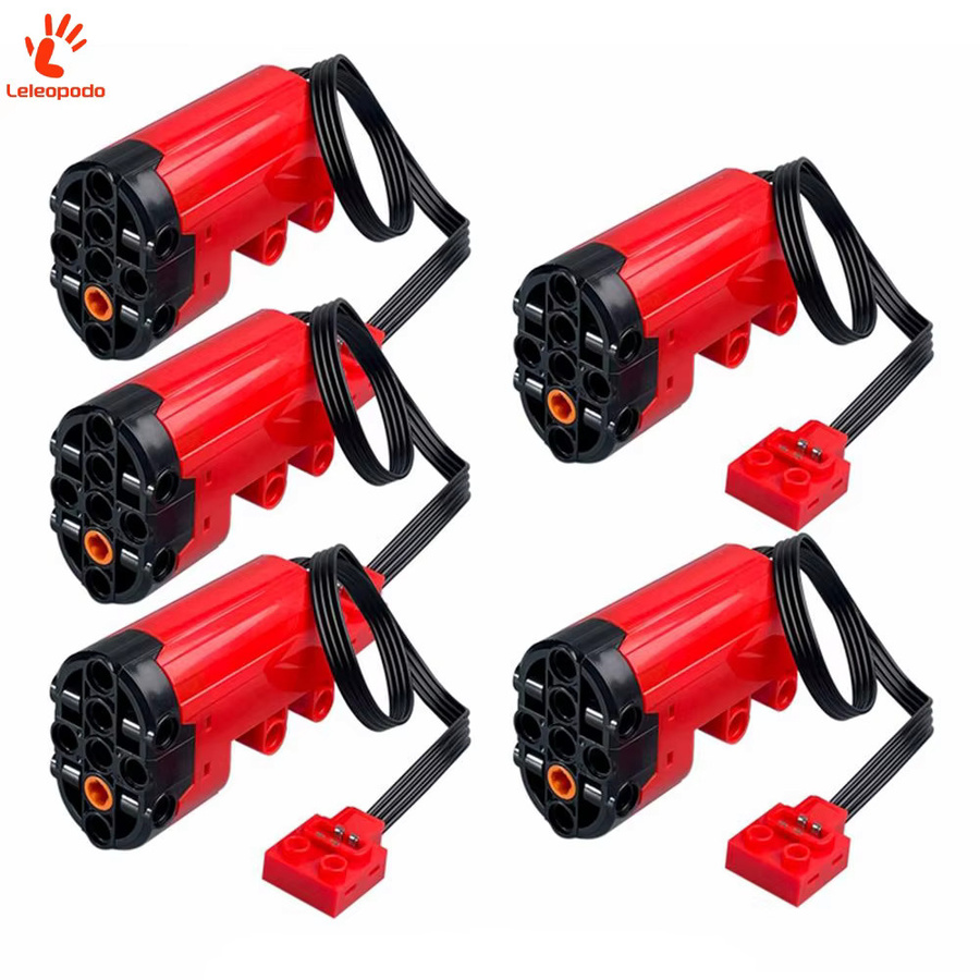 Leleopodo MOC Power Funktionen Servo Motor 88004 High Speed DIY Baustein Zubehör, Rot - Bild 2