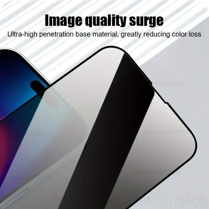 Privatsphäre-Schutzglas für Samsung Galaxy A56 A36 A57 A55 A35 A54 A33 A26 A25 A16 A17 A15 A34 A07 A06 S26 Ultra Anti-Spy Displayfolie in Transparent - Bild 2
